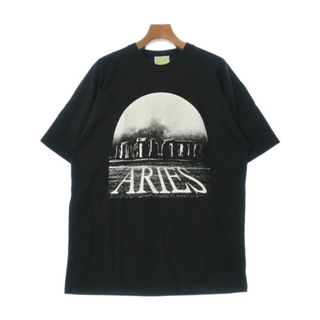 アリエス(aries)のAries アリエス Tシャツ・カットソー XL 黒 【古着】【中古】(Tシャツ/カットソー(半袖/袖なし))