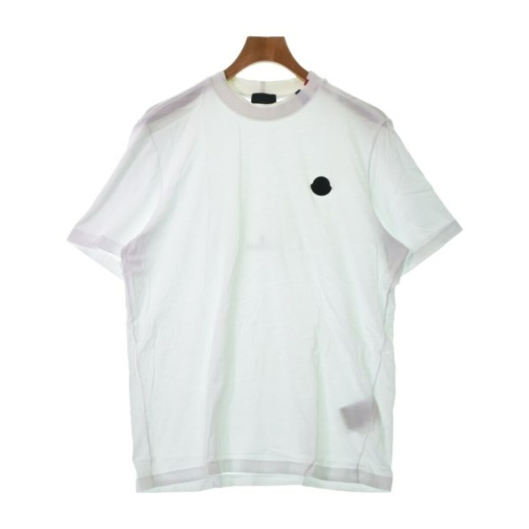 MONCLER(モンクレール)のMONCLER モンクレール Tシャツ・カットソー M 白 【古着】【中古】 メンズのトップス(Tシャツ/カットソー(半袖/袖なし))の商品写真