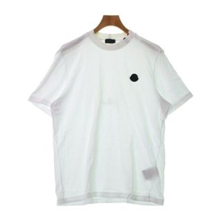 モンクレール(MONCLER)のMONCLER モンクレール Tシャツ・カットソー M 白 【古着】【中古】(Tシャツ/カットソー(半袖/袖なし))