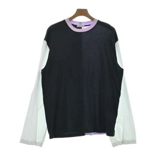 マルニ(Marni)のMARNI マルニ Tシャツ・カットソー 46(M位) 黒x白x紫 【古着】【中古】(Tシャツ/カットソー(半袖/袖なし))