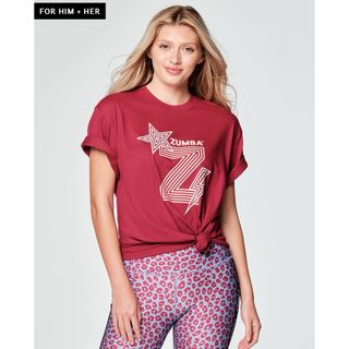 ズンバ(Zumba)の★新品★ZUMBA®️男女兼用フリーサイズTシャツ(Tシャツ/カットソー(半袖/袖なし))