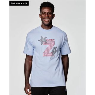 ズンバ(Zumba)の★新品★ZUMBA®️男女兼用フリーサイズTシャツ(Tシャツ(半袖/袖なし))