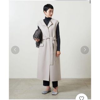 ユナイテッドアローズ(UNITED ARROWS)のMAYU様専用未使用！ユナイテッドアローズ リバーノーカラーベスト 36 (ベスト/ジレ)