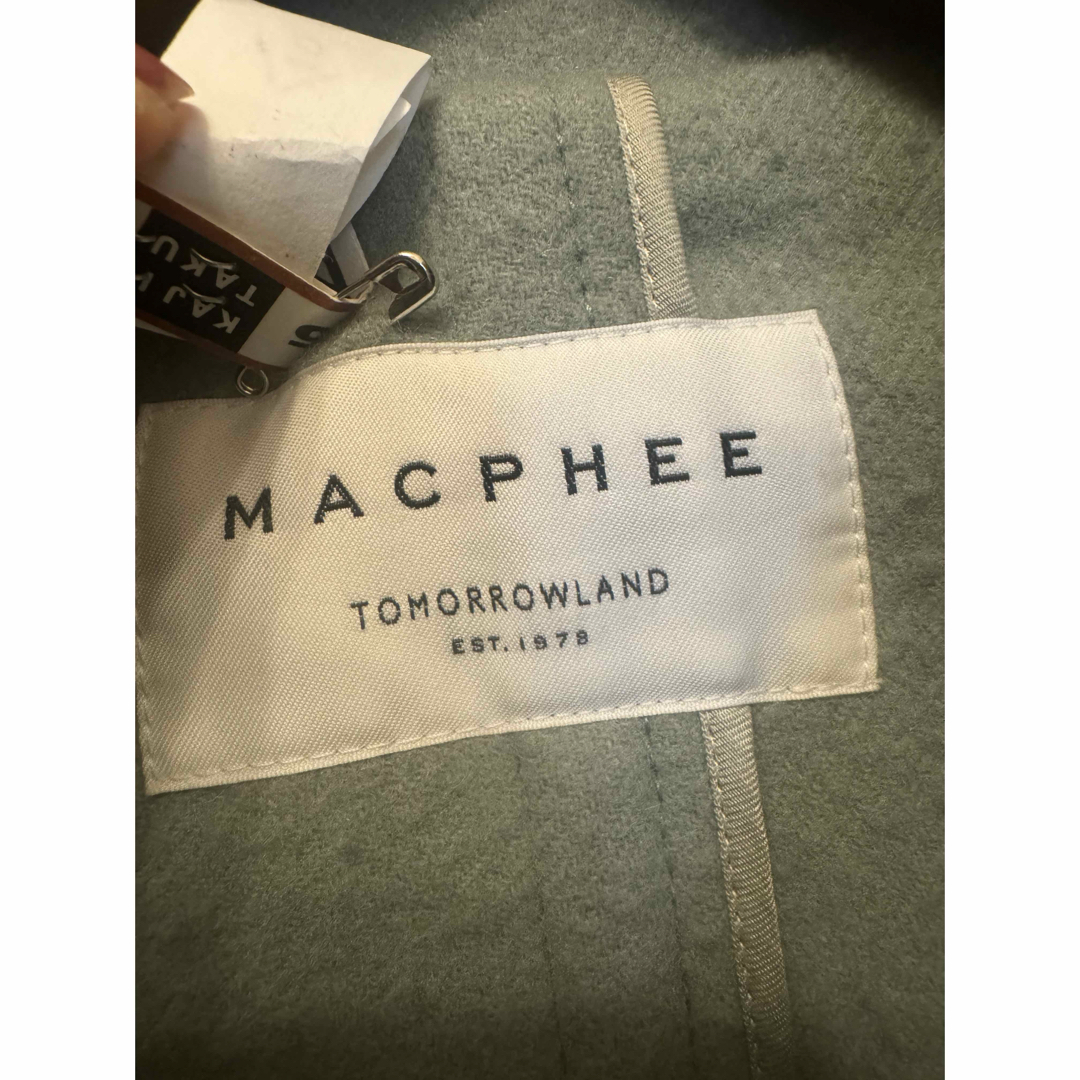 TOMORROWLAND(トゥモローランド)のMACAPHEE ウールメルトン ダッフルコート レディースのジャケット/アウター(ダッフルコート)の商品写真
