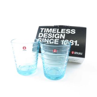 イッタラ(iittala)の未使用 iittala イッタラ アイノアアルト ウォーターグリーン タンブラー 22cl 2点 ペア 220ml グラス コップ 北欧 SU4722A3 (タンブラー)