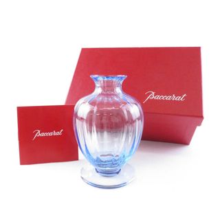 バカラ(Baccarat)の美品 Baccarat バカラ アクアレーユ 花瓶 1点 フラワーベース 一輪挿し 花びん SM1527E (花瓶)