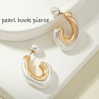 pearl hook pierce(ピアス)