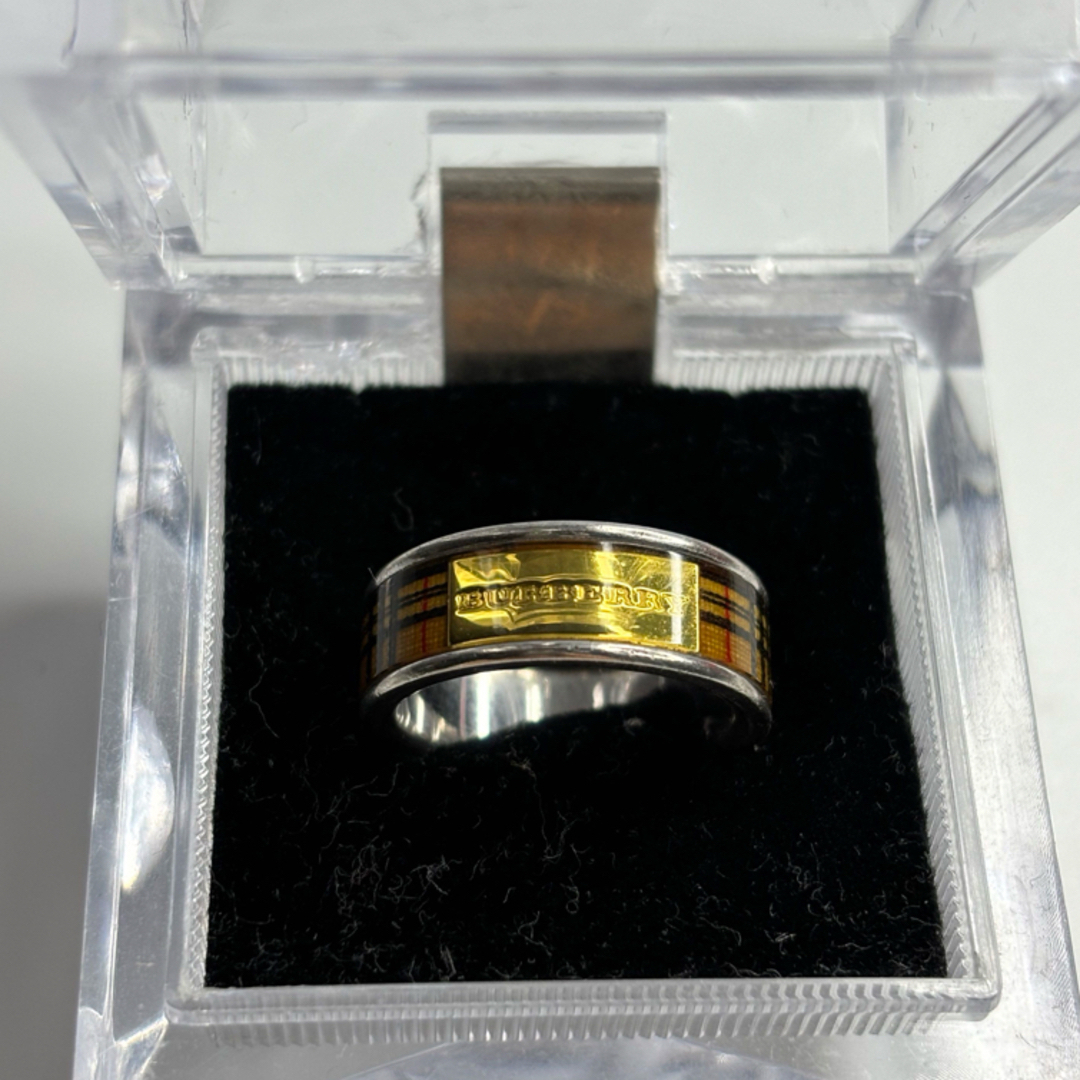 年中無休】 バーバリー SILVER リング ユニセックス 14号~15号 35827 年中無休】 バーバリー SILVER リング ユニセックス 14号~15号 35827