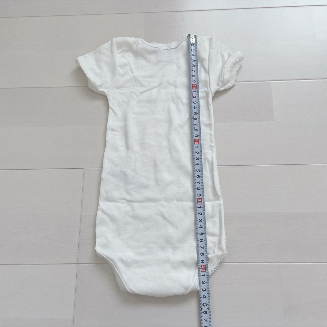 PETIT BATEAU(プチバトー)のプチバトー　半袖ボディ2枚組　18m  キッズ/ベビー/マタニティのベビー服(~85cm)(ロンパース)の商品写真
