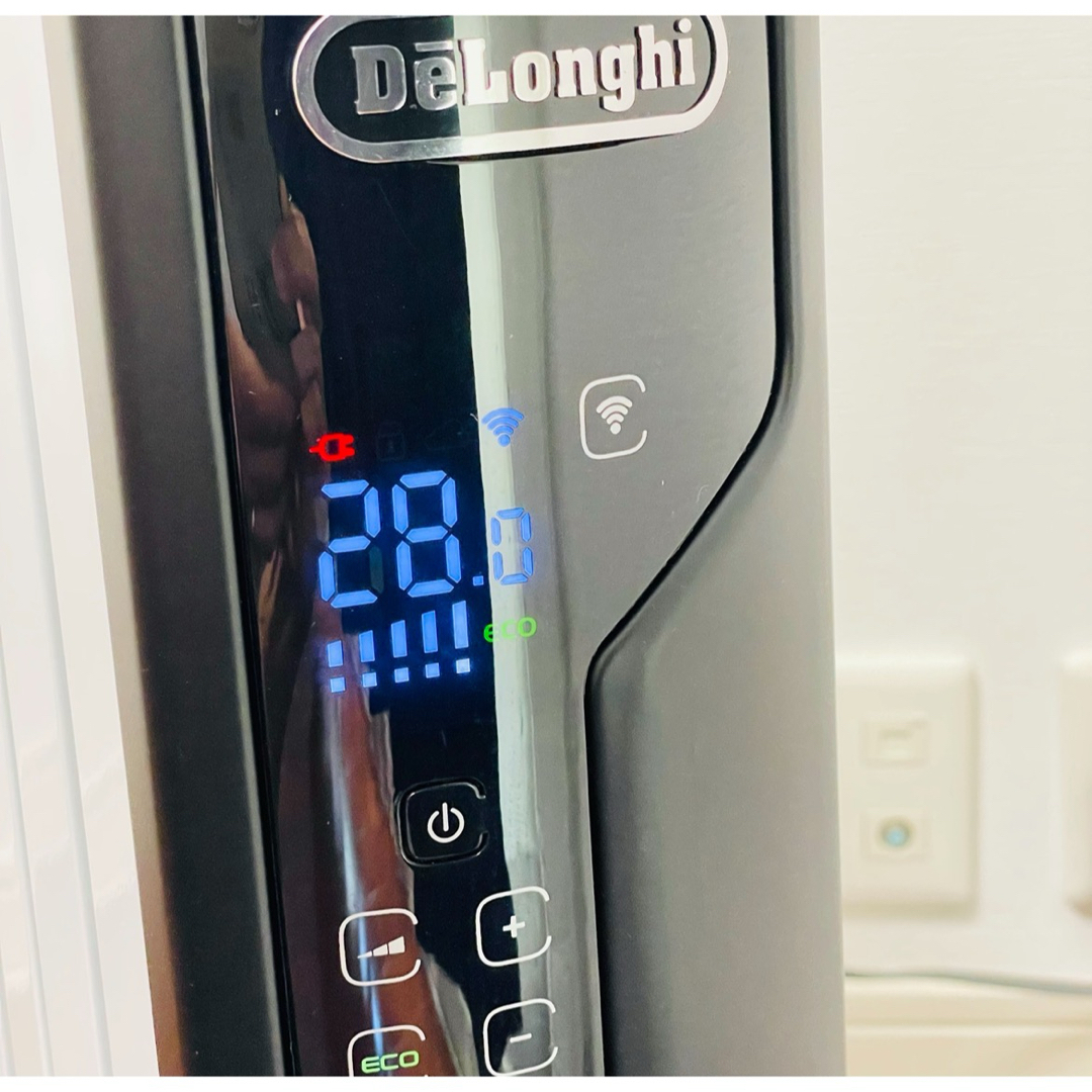 DeLonghi(デロンギ)の【新品同様品】デロンギ  マルチダイナミックヒーター　MDH15WIFI-BK スマホ/家電/カメラの冷暖房/空調(オイルヒーター)の商品写真