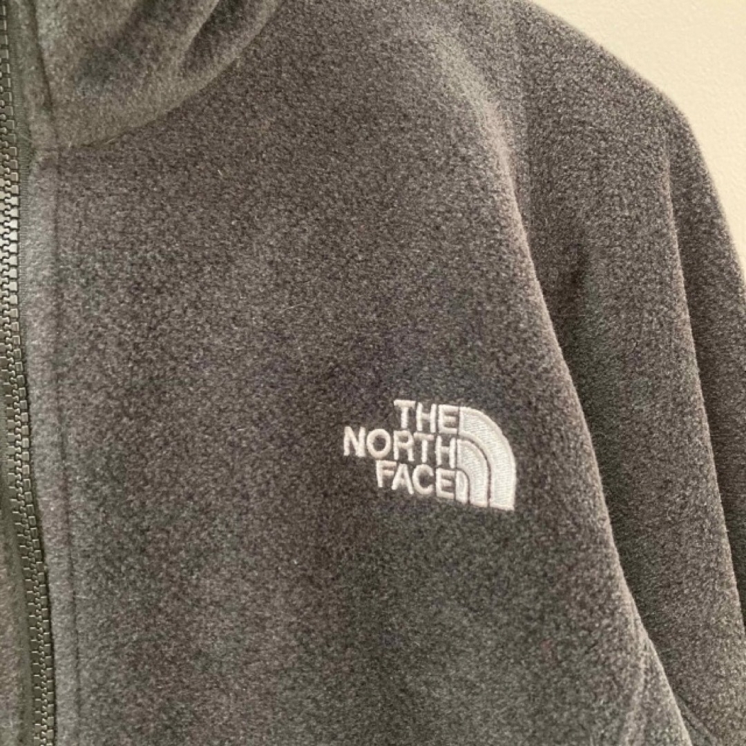 THE NORTH FACE(ザノースフェイス)の【美品】古着　ノースフェイス　フリースジャケット　合体可能　レディース　黒　M レディースのジャケット/アウター(ブルゾン)の商品写真