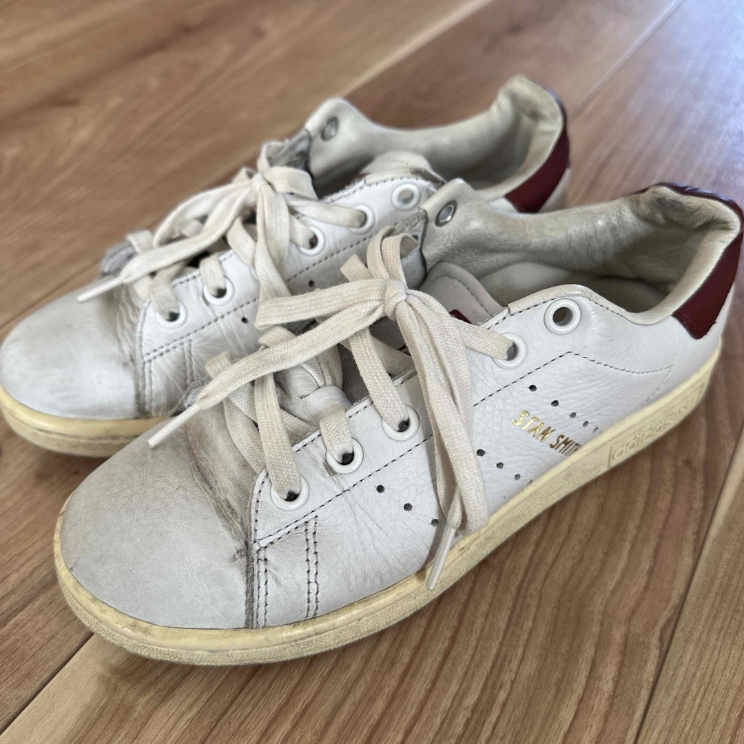 STANSMITH（adidas）(スタンスミス)の《レア！》adidas スタンスミス  ヴィンテージ天然皮革 レディースの靴/シューズ(スニーカー)の商品写真