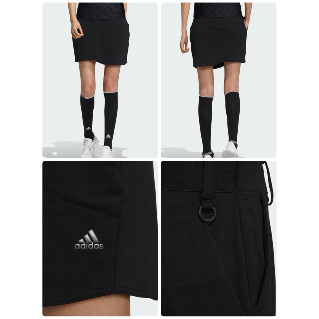 新品adidas golfアディダスゴルフ　インナーパンツ付ラウンドヘムスカート
