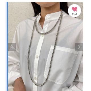 ラウンジドレス(Loungedress)のラウンジドレス　ガレナ　6ミリボールチェーンネックレス　イエナ  ユナイテッド(ネックレス)