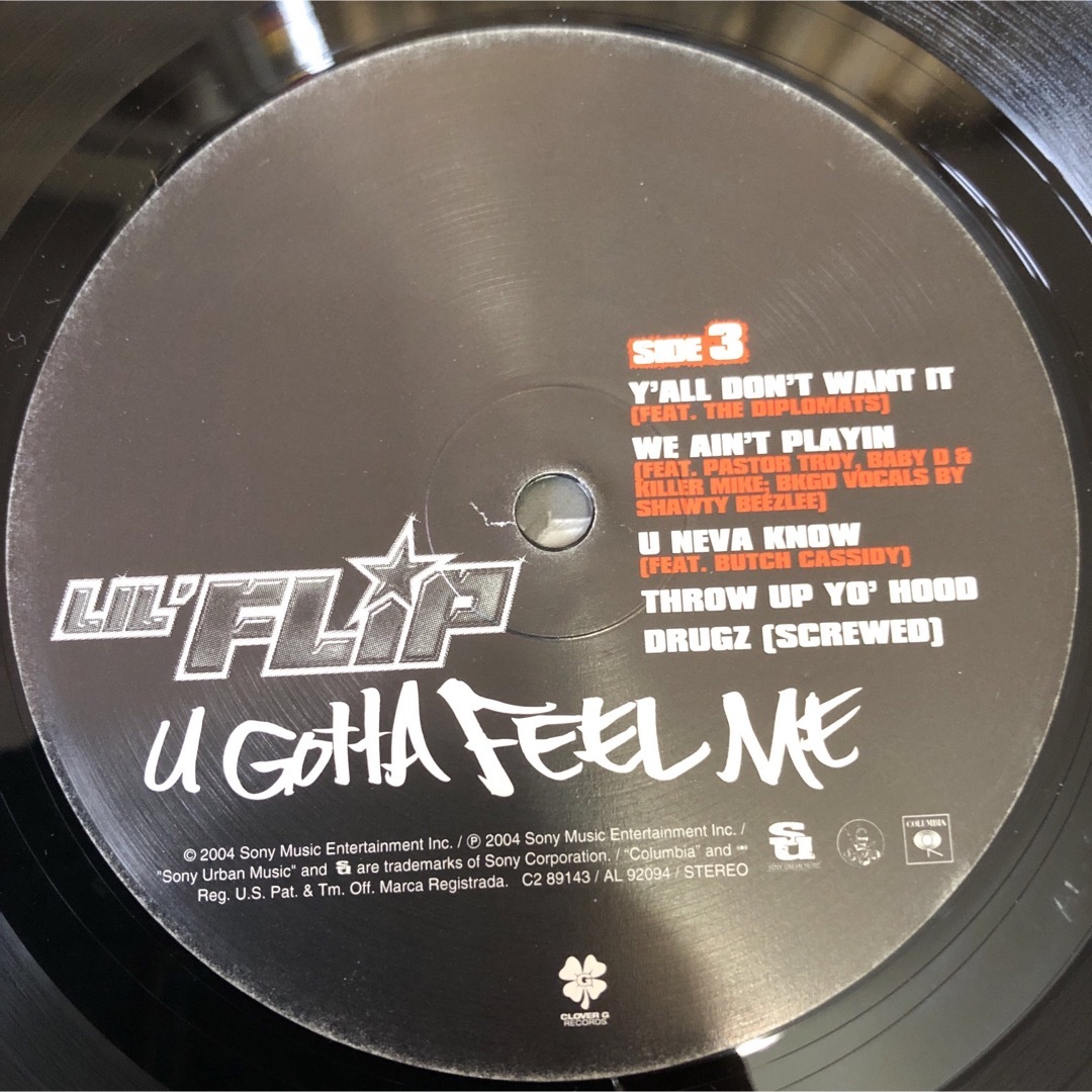 U GOTTA FEEL ME /LIL' FLIP   2LP リル・フリップ エンタメ/ホビーのCD(ヒップホップ/ラップ)の商品写真