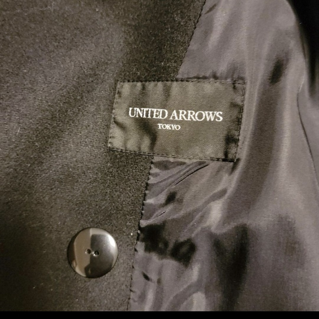 UNITED ARROWS(ユナイテッドアローズ)のユナイテッドアローズ  ピーコート ブラック フォーマル レディースのジャケット/アウター(ピーコート)の商品写真