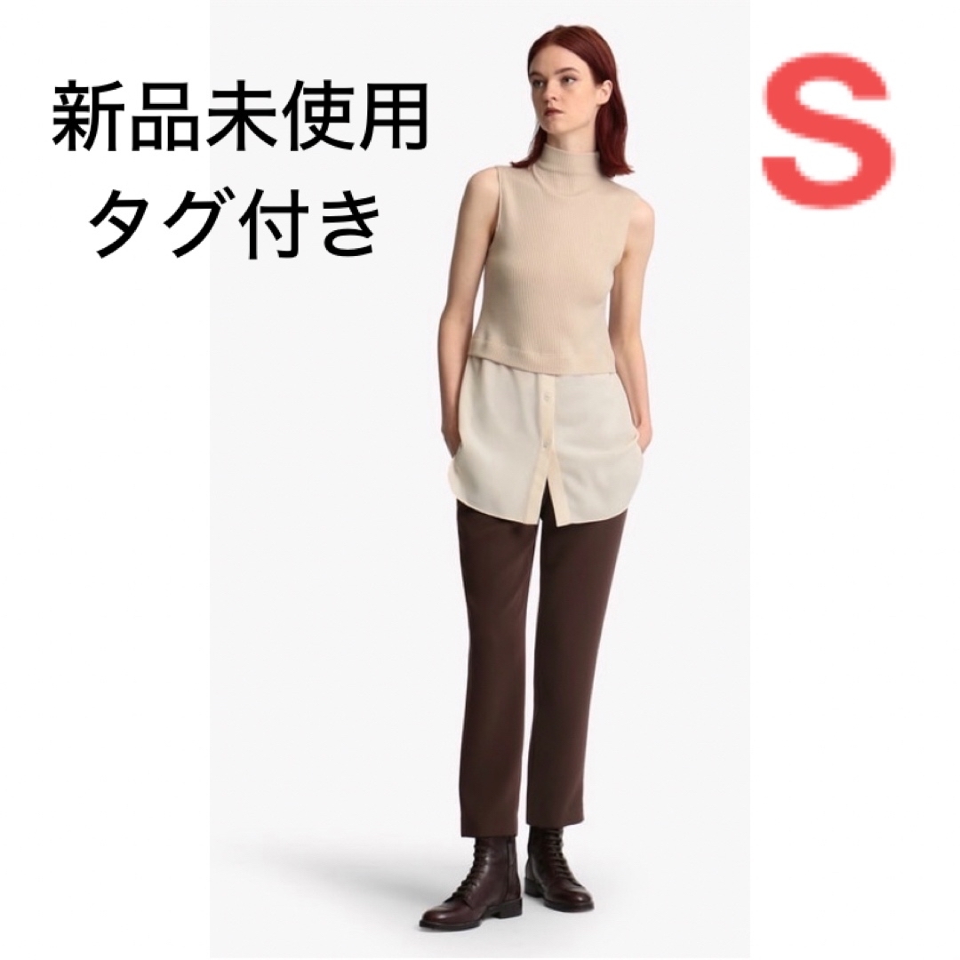 theory(セオリー)の[新品未使用タグ付き] Theory ウールノースリーブニット レディースのトップス(ニット/セーター)の商品写真