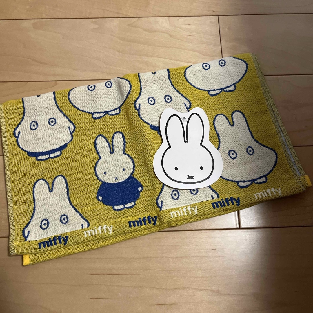 miffy(ミッフィー)の新品 ミッフィー タオル 1点 インテリア/住まい/日用品の日用品/生活雑貨/旅行(タオル/バス用品)の商品写真