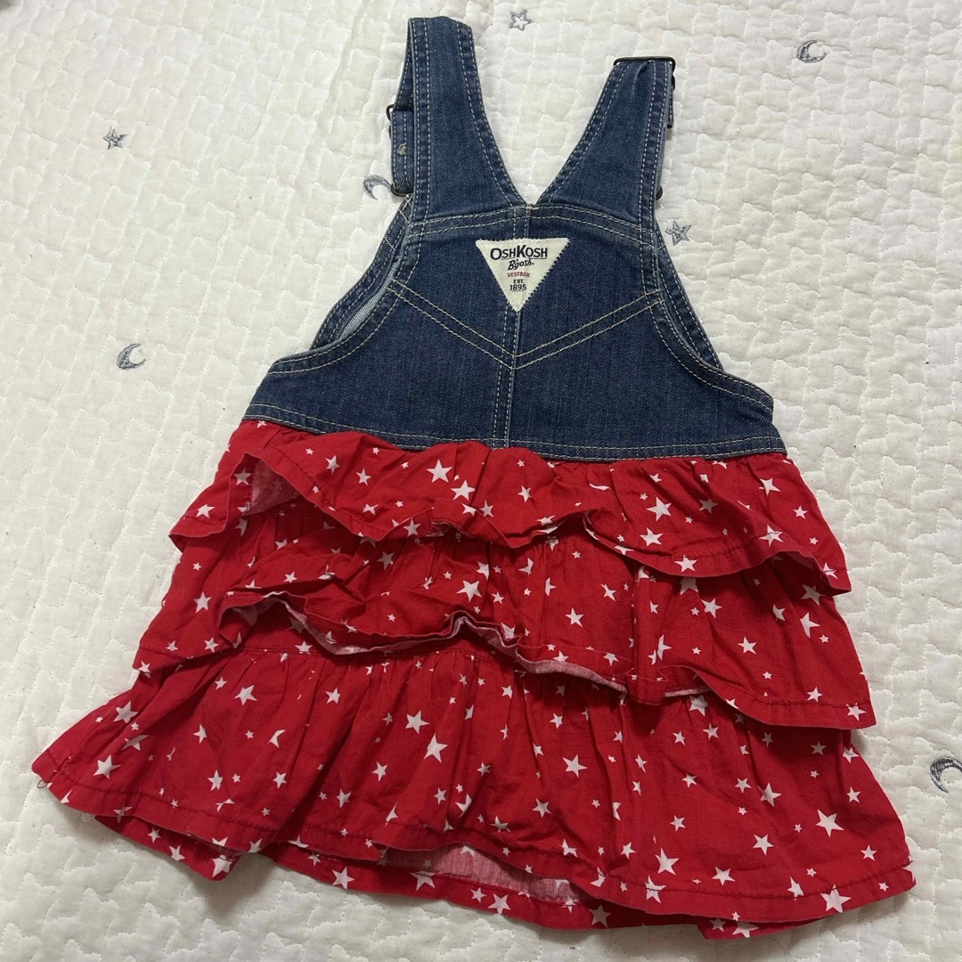 OshKosh(オシュコシュ)のオシュコシュ　OshKosh オーバーオール　90サイズ キッズ/ベビー/マタニティのキッズ服女の子用(90cm~)(ワンピース)の商品写真