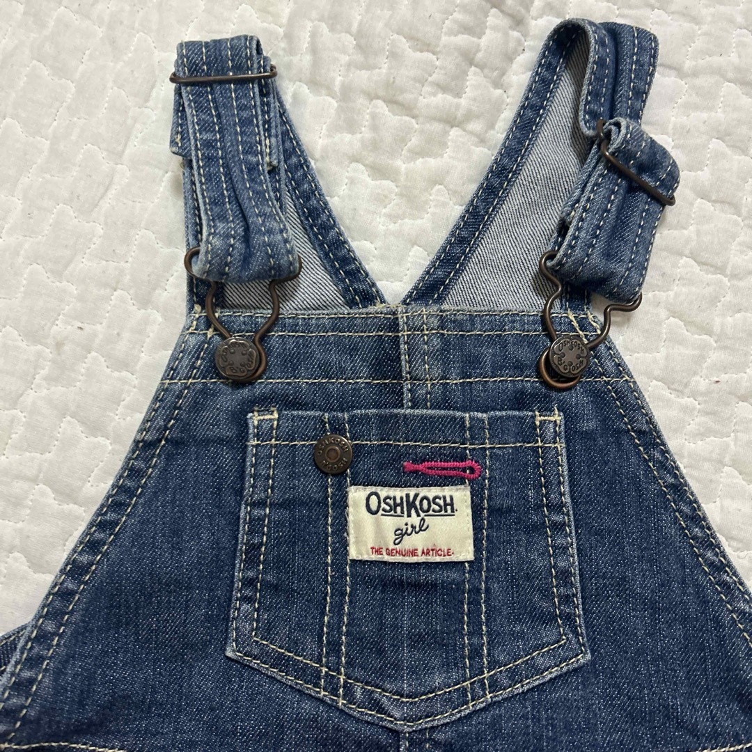 OshKosh(オシュコシュ)のオシュコシュ　OshKosh オーバーオール　90サイズ キッズ/ベビー/マタニティのキッズ服女の子用(90cm~)(ワンピース)の商品写真