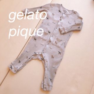 ジェラートピケ(gelato pique)のジェラピケ　パジャマ　80 ロンパース(パジャマ)