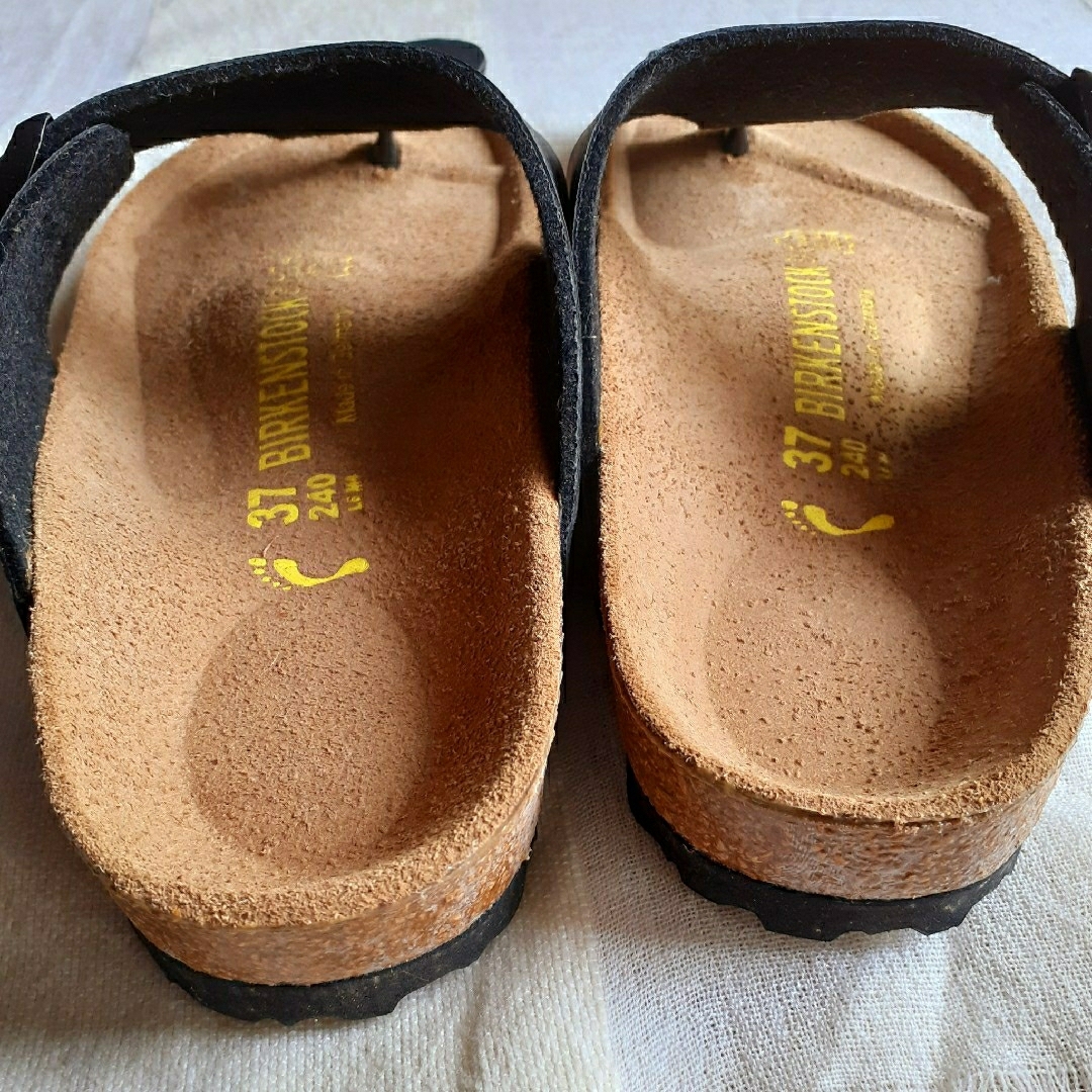 BIRKENSTOCK(ビルケンシュトック)の【未使用】BIRKENSTOCK/ラムゼス ブラック 37サイズ レディースの靴/シューズ(サンダル)の商品写真