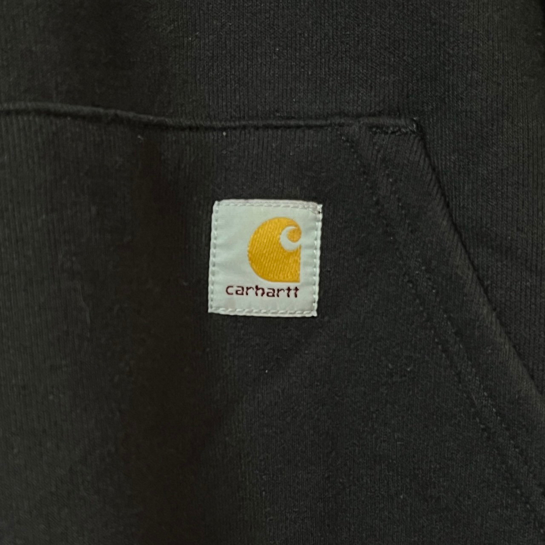 シリーズ carhartt カーハート パーカー XL 刺繍ロゴ 企業ロゴ バック