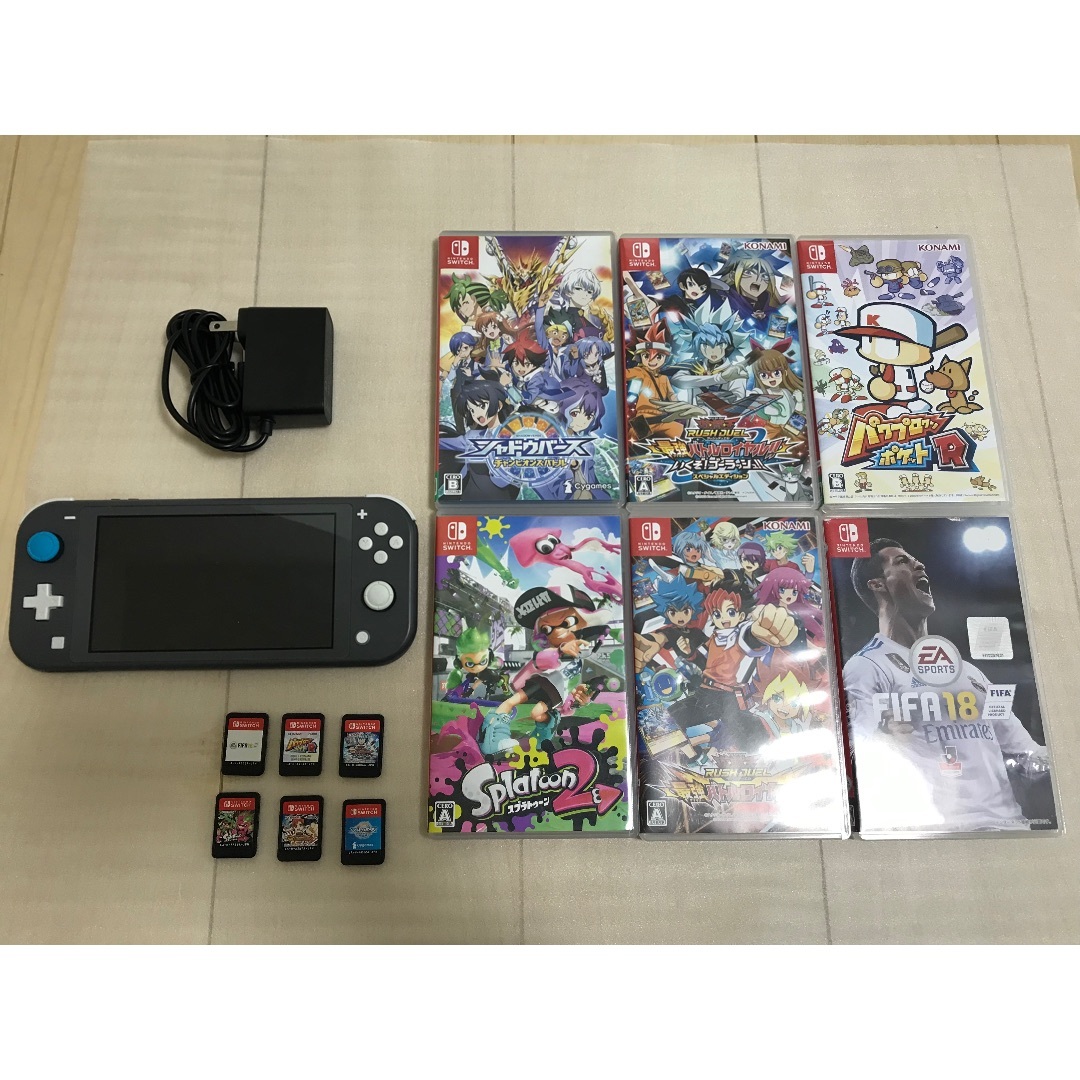 お得✨画面美品Switch Liteグレー本体＋ソフト6本セット✨ | フリマアプリ ラクマ