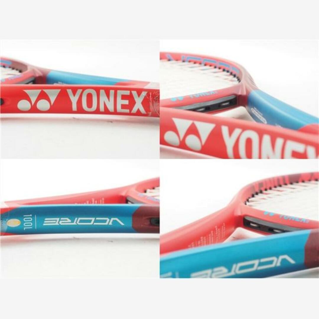 中古 テニスラケット ヨネックス ブイコア 100エル 2021年モデル【DEMO】 (G1)YONEX VCORE 100L 2021