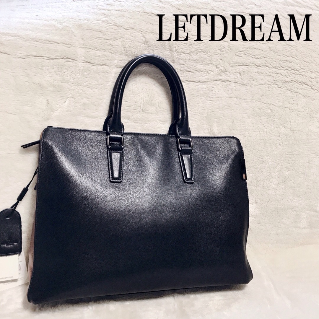 LETDREAM - LAT DREAM 本革 オールレザー トートバッグ 大容量 LETDREAM - LAT DREAM 本革 オールレザー トートバッグ 大容量