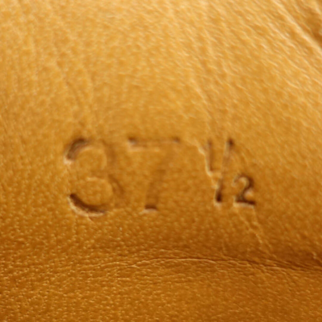 HERMES / エルメス  デッキシューズ  ラバー ブラウン 371/2  中古  [0990012115] レディースの靴/シューズ(その他)の商品写真