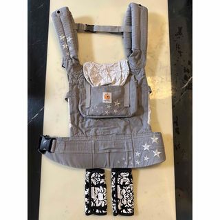 エルゴベビー(Ergobaby)のエルゴベビーセット♡ グレー　収納ケース　カバー　ダマスク　よだれカバー(その他)