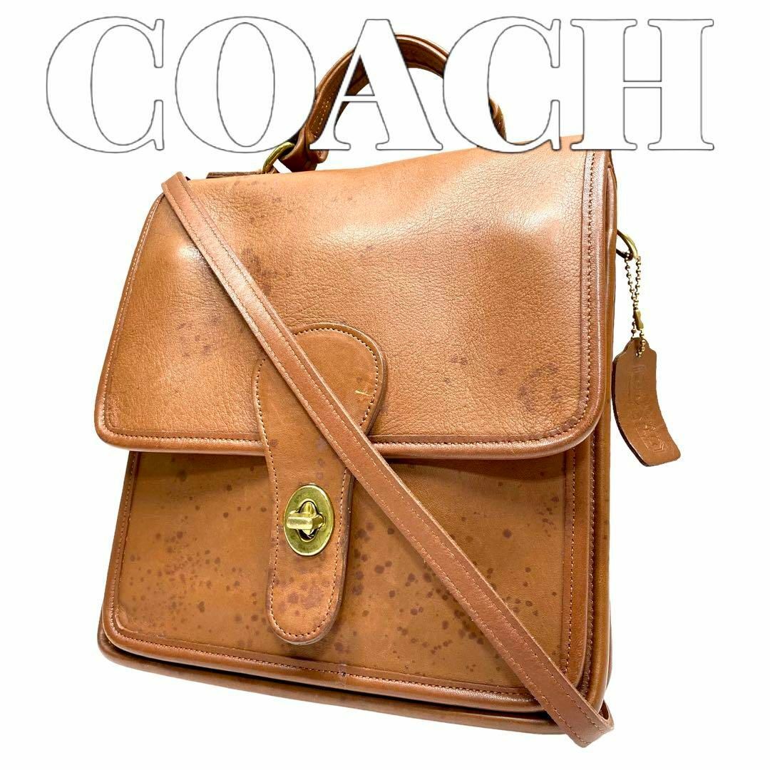 OLD COACH ターンロック 2wayバッグ 7244-