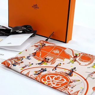 エルメス(Hermes)のエルメス HERMES シルキーポケット コスメティックケース 箱付(ポーチ)