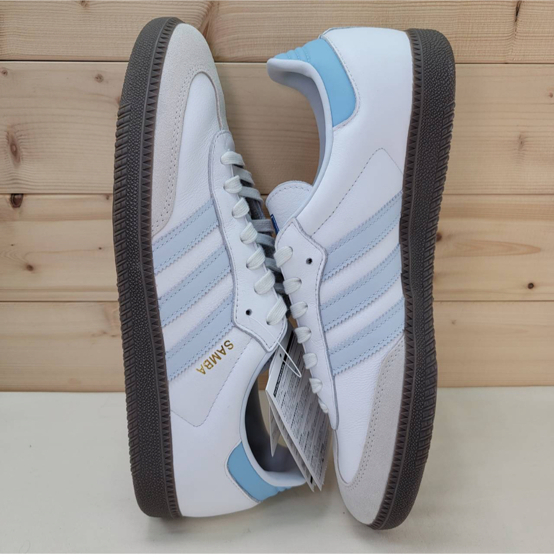 adidas - アディダスオリジナルス サンバ ホワイト/ブルー 29.5 adidas - アディダスオリジナルス サンバ ホワイト/ブルー 29.5