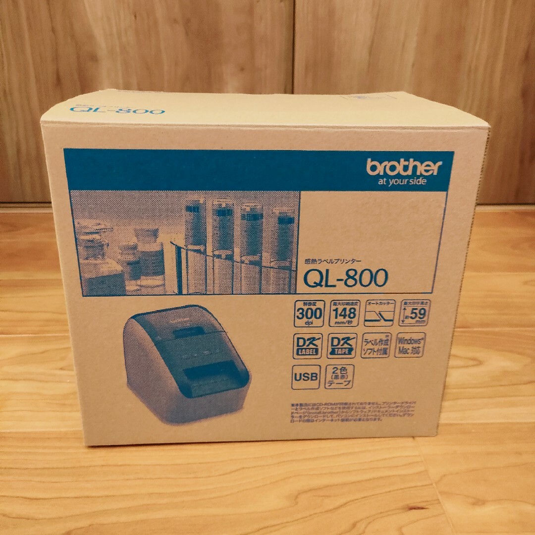 OA機器BROTHERブラザー 感熱ラベルプリンター QL-800