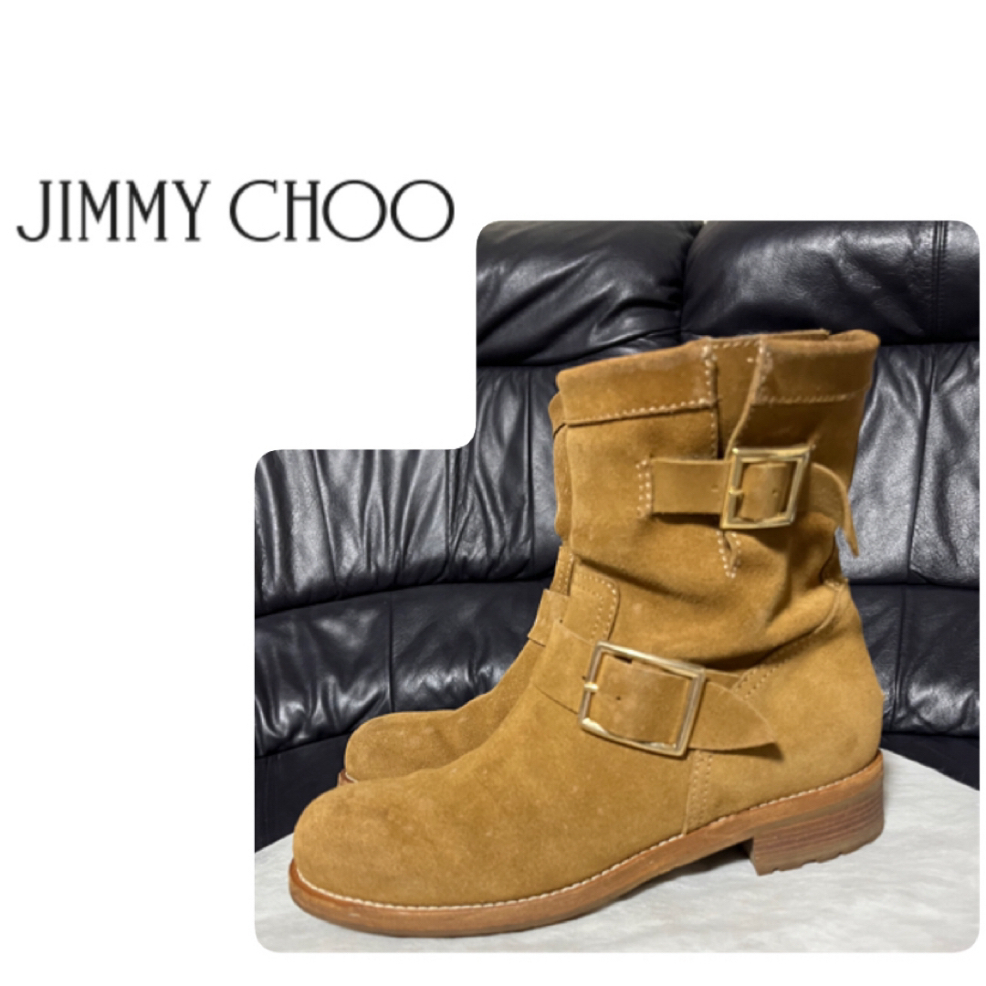 JIMMY CHOO スウェードブーツ レディースの靴/シューズ(ブーツ)の商品写真