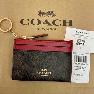 コーチ(COACH)のCOACH コーチ 新品 タグ・ケアカード付 パスケース／定期入れ／コインケース(パスケース/IDカードホルダー)