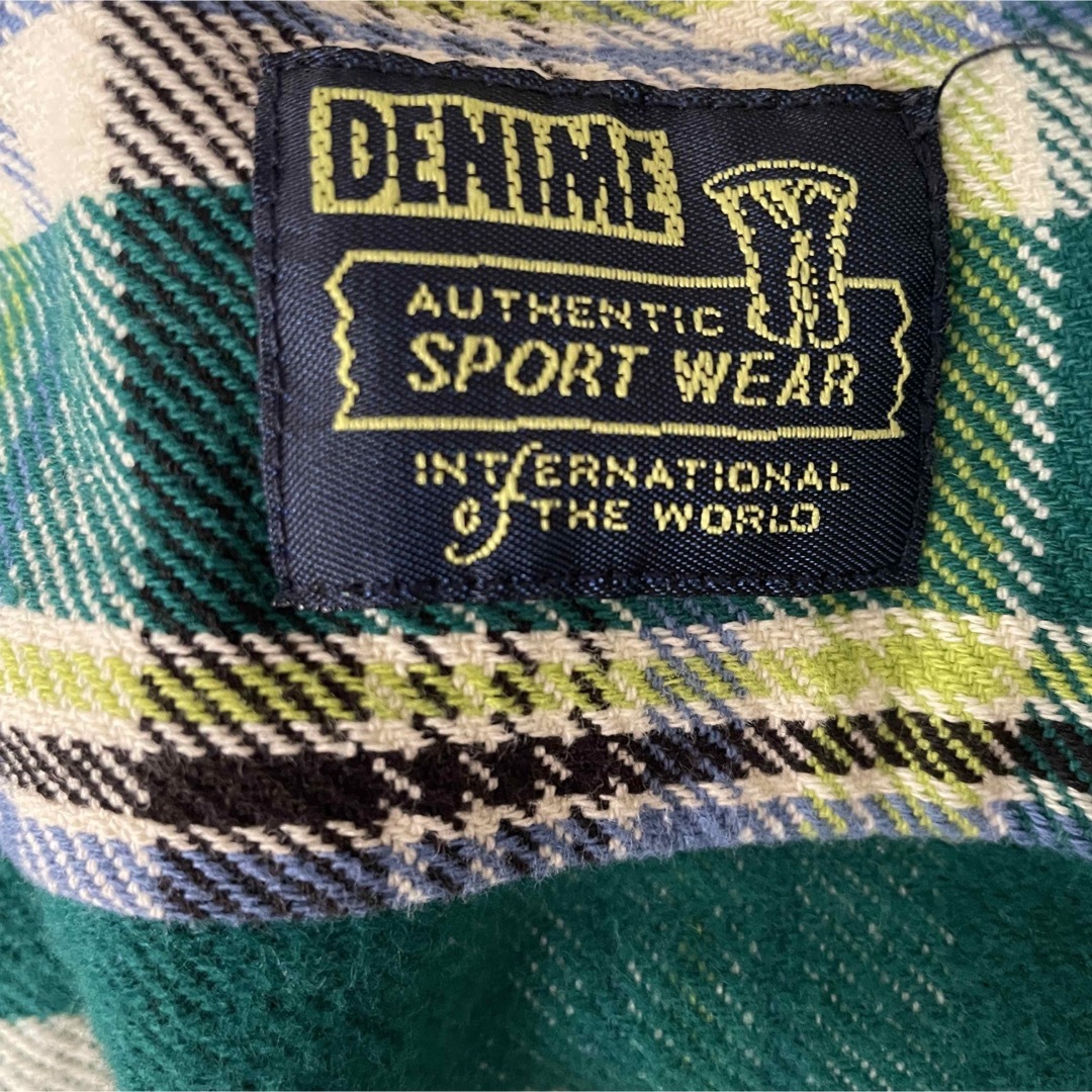 DENIME(ドゥニーム)のDenime コットンチェック ワークシャツ L メンズのトップス(シャツ)の商品写真