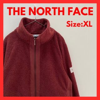 ザノースフェイス(THE NORTH FACE)の【美品】古着　フワフワ　ノースフェイス　フリースジャケット　レディース　XL(ブルゾン)