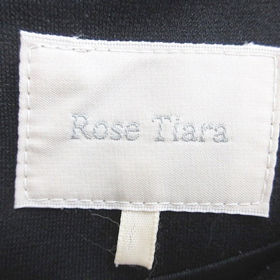 other(アザー)のRose Tiara ドッキングワンピース 長袖 ロング 黒 ベージュ 42 レディースのワンピース(ロングワンピース/マキシワンピース)の商品写真