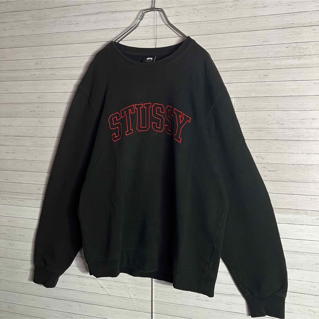 STUSSY - 【即完売品】ステューシー ビッグロゴ アーチロゴ刺繍