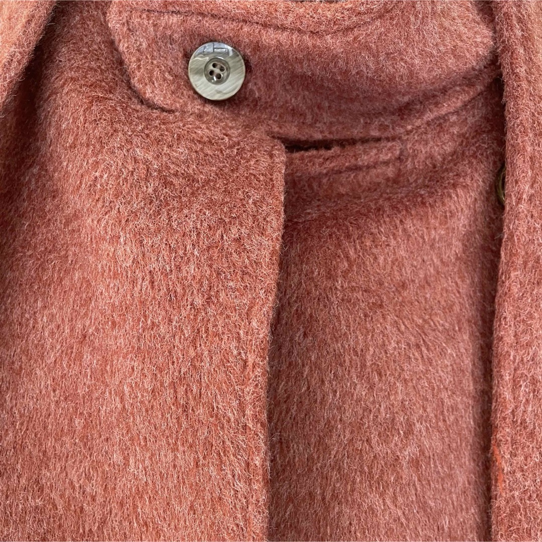 mideal マイディール shaggy stand coat コートの通販 by mideal マイディール shaggy stand coat コートの通販 by