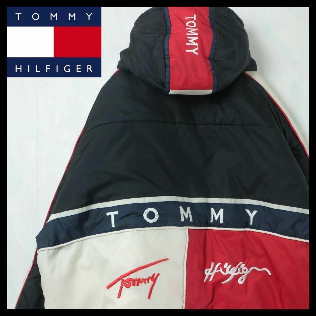 TOMMY HILFIGER - 【希少】トミーヒルフィガー 中綿 ジャケット 刺繍