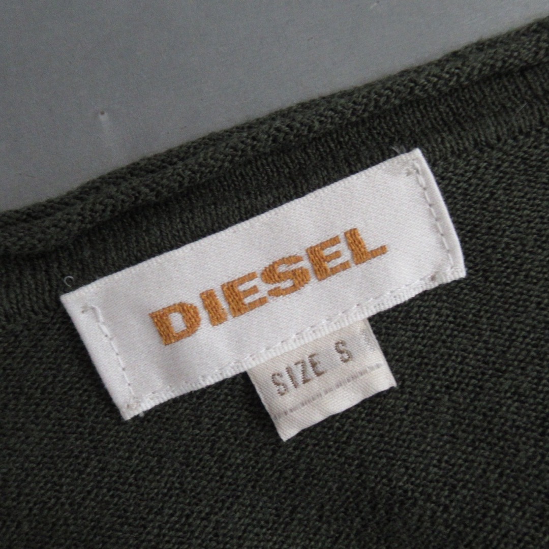 DIESEL(ディーゼル)のDIESEL コットン Vネック ニット セーター イタリア製 トップス S メンズのトップス(ニット/セーター)の商品写真