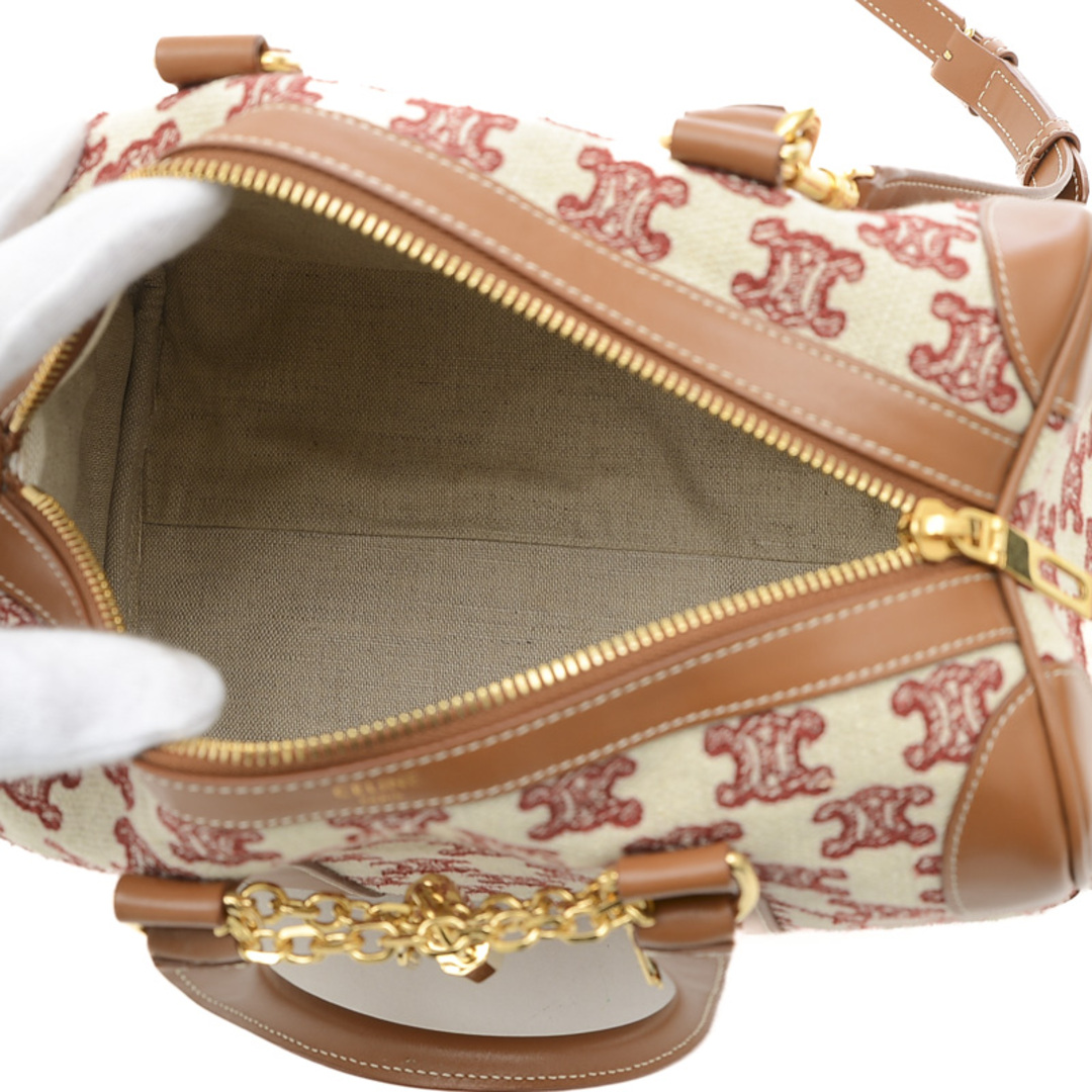 celine(セリーヌ)のセリーヌ トリオンフ スモールボストンバッグ チャーム付 2Wayショルダーバッ レディースのバッグ(ボストンバッグ)の商品写真