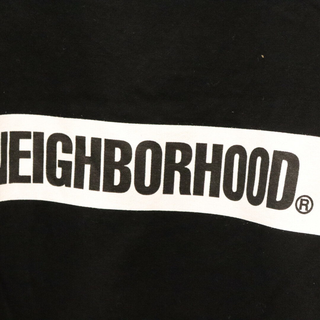 NEIGHBORHOOD(ネイバーフッド)のNEIGHBORHOOD ネイバーフッド ボックスロゴプリント クルーネック半袖Tシャツ ブラック メンズのトップス(Tシャツ/カットソー(半袖/袖なし))の商品写真