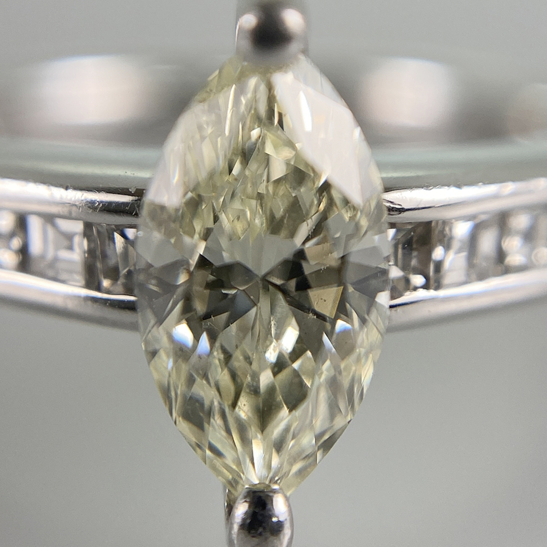 リング Pt900 イエローダイヤモンド ダイヤモンド 0.774ct 12号(52) 12号(52) レディースのアクセサリー(リング(指輪))の商品写真