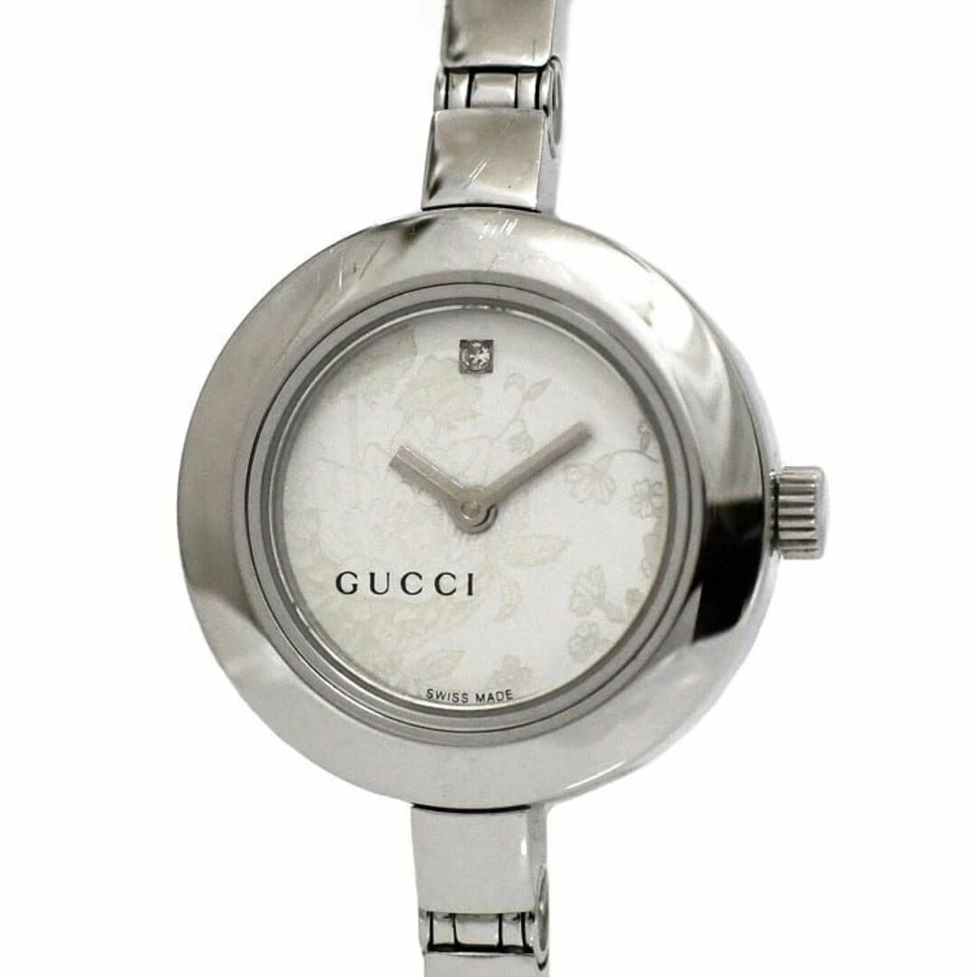 グッチ 腕時計 シルバー ホワイト YA105507腕時計