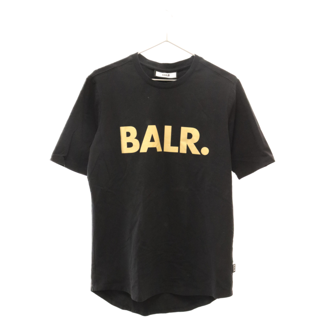 BALR. ボーラー ロゴプリントクルーネック半袖Tシャツ ブラック705センチ身幅